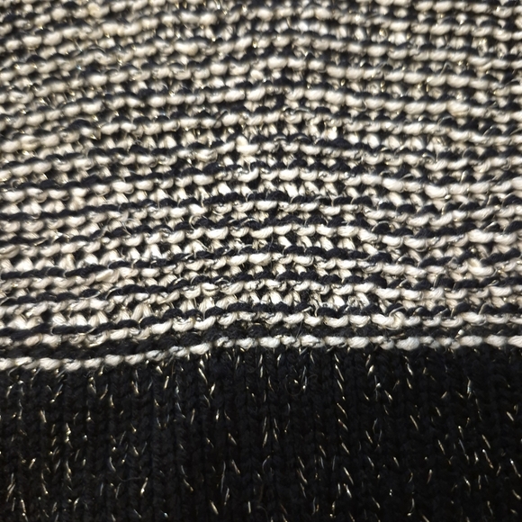 Apt. 9 Metallic Open Front Knit Cardigan Sweater Jacket - Picture 7 of 8